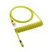 CableMod Classic Coiled Keyboard Cable (Dominator Yellow USB A to USB Type C 150cm) Classic Coiled (USB Type C) Dominator Yellow