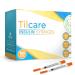 Tilcare Ultra Fine Insulin Syringes with Needle 31 G 1 cc 8mm 5/16" 100-Pack  Latex-Free Diabetic Syringes - Sterile Medical Syringe for Diabetes Individually Blister Packed for Your Safety