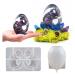 3D Dragon Egg Resin Mold Set Fondant Molds Dragon Epoxy Resin Silicone Molds for Fondant Cake Decorating  Concrete  Cement  Polymer Clay (Dragon+Egg)