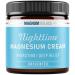 Magnesium Lotion   Nighttime Magnesium Cream   Apply to Legs  Arms or Chest - Topical Magnesium Chloride   USA Made and Safe for Kids (Unscented)