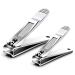 FERYES Nail Clipper - Fingernail Clippers and Toenail Clippers Set with Built-in Nail File – Stainless Steel Sharp Nail Cutter Manicure Clippers for Men and Women