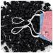 200Pcs Cord Locks for Face Masks - Adjuster Silicone Cord Stopper No Slip Earloop Toggles for 1/4  1/8Inch Elastic  Buckle Adjustment Accessories for Adult Children