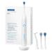 Curaprox Electric Hydrosonic Pro Toothbrush with 3 Brush Heads, Charger, and Travel Case Extra Soft bristles Power Sonic Toothbrush