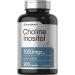 Choline Inositol 1000 mg | 200 Capsules | Non-GMO, Gluten Free Supplement | by Horbaach