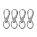 ARTISHION Stainless Steel Swivel Eye Snap Hooks Marine Boat Hardware Spring Buckle for Pet Chains Keychains Boat Anchor Ropes Bird Feeders Lanyard Hook 4 Pack M4(0#)