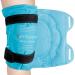 Knee Ice Pack Wrap, Comfytemp Reusable Gel Ice Pack for Knee Pain Relief, Knee Ice Pack with Hot & Cold Compress Therapy for Leg Injuries, Knee Replacement Surgery, Arthritis, Bruises, Swelling 10.6 x 13.8 x 0.39 Inch