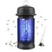 Bug Zapper Outdoor, Electric Mosquito Zapper 20W High Powered, Fly Zapper Waterproof, for Indoors, Home, Patio, Garden M20A Black
