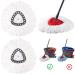 2 Pack Ocedar Spin Mop Head Replacement Microfiber Mop Head Refills Easy Cleaning Mop Head Replacement 2 Count (Pack of 1)