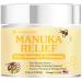 Manuka Honey Eczema Cream - Itchy Dry Skin for Relief - Colloidal Oatmeal & Manuka Honey - Clean Soothing Balm for Kids Adults Baby- Plant Based Formula Treatment for Eczema Psoriasis Shingles