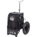 Dynamic Discs Compact Cart by ZCA | Disc Golf Caddy | Disc Golf Bag Insert Included | Built-in Disc Golf Seat | Two Water Bottle Holders Included Black