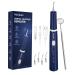 Teeth Cleaning Kit with LED Light, 4 Replaceable Heads & Oral Mirror, 3 Modes Dental Care Teeth Cleaner, Home whitening Tools Safe Navy blue