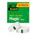 Scotch Magic Tape  12 Rolls  Numerous Applications  Invisible  Engineered for Repairing  3/4 x 1000 Inches  Boxed (810K12)