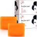 Kojie San Skin Brightening Soap - Original Kojic Acid Soap for Dark Spots  Hyperpigmentation  & Scars with Coconut & Tea Tree Oil - 135g x2 Big Bars