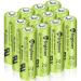 12-Pack Rechargeable AA Batteries Pre-Charged, NiMH 1.2V 1300mAh High Capacity Double A Rechargeable Batteries for Solar Lights and Household Devices, Recharge up to 1200 Cycles AA Battery 1300mAh - 12 Count