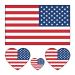 America Flag Tattoos 10 Sheets USA America Flag World Cup|Copa America|Sports Memorial Day  Independence Day  Labor Day tattoos  40 Pcs Waterproof Sweat Sports National Flag Removable Fake Tattoos For Men Kids Women(Amer...