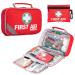 2-in-1 First Aid Kit (215 Piece) + Bonus 43 Piece Mini First Aid Kit -Includes Eyewash, Ice(Cold) Pack, Moleskin Pad and Emergency Blanket for Travel, Home, Office, Car, Workplace