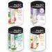 ChapStick Total Hydration, 100 Percent Natural Essential Oils Set - Collection of 4 Lip Balm Tubes 0.12 oz Each Variety Pack