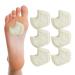 Premium Dancers Pads for Ball of feet Pain - Sesamoiditis Pads - 1/4" Thick Adhesive Skived Felt - 12 Pieces - Right Foot