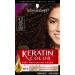 Schwarzkopf Keratin Color  Color & Moisture Permanent Hair Color Cream  4.2 Dark Brown