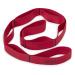 SPRI Stretch Strap with Loop Handles - Resistance Band Elastic Stretching Strap Hand/Foot Assist for Exercise & Fitness, Pre or Post Workout for Legs, Hamstring, Arms, Back, red
