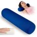 Healthex Cervical Neck roll Pillow, Memory Foam Pillow, Cylinder Round Pillow, Neck Pillows for Sleeping, Bolster Pillow Support for Bed, Legs, Blue