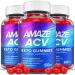 (3 Pack) Amaze ACV Keto Gummies - Official Formula Vegan - Amaze Keto ACV Gummies Amaze Keto Gummies Amaze ACV Gummies with Apple Cider Vinegar Weight 1000mg Loss Vitamin B12 Beet (180 Gummies) 180 Count (Pack of 1)