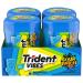 Trident Vibes SOUR PATCH KIDS Blue Raspberry Sugar Free Gum, 4 - 40 Piece Bottles (160 Total Pieces) Blue Raspberry 40 Count (Pack of 4)