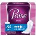 Poise Incontinence Pads for Women, Moderate Absorbency, Long, 84 Count (Packaging May Vary)