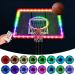 Green Bean LED Basketball Hoop Light, Remote Control Basketball Lights with 16 Colors 7 Flashing Mode fit Basketball Hoop/Board for Playing Basketball Outdoors at Night