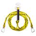 Boat Tow Harness Tubing Rope- Heavy Duty 16ft Watersports Quick Connector for 4 Rider Towable Tube, Jet Ski