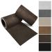 Velvet Repair Patch, Self-Adhesive Flannel Fabric Patch, Multi Colors, Microfiber Patch,Can be Used to Patch Sofas, Car Seats, Handbags, Jacket Holes and Tears (Dark Brown) 4 "x 30" / 2 rolls Dark Brown