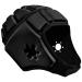 EliteTek Soft Padded Headgear - 7v7 Soft Shell - Rugby - Flag Football Helmet - Soccer Goalie - Youth & Adult Sizing Black Medium